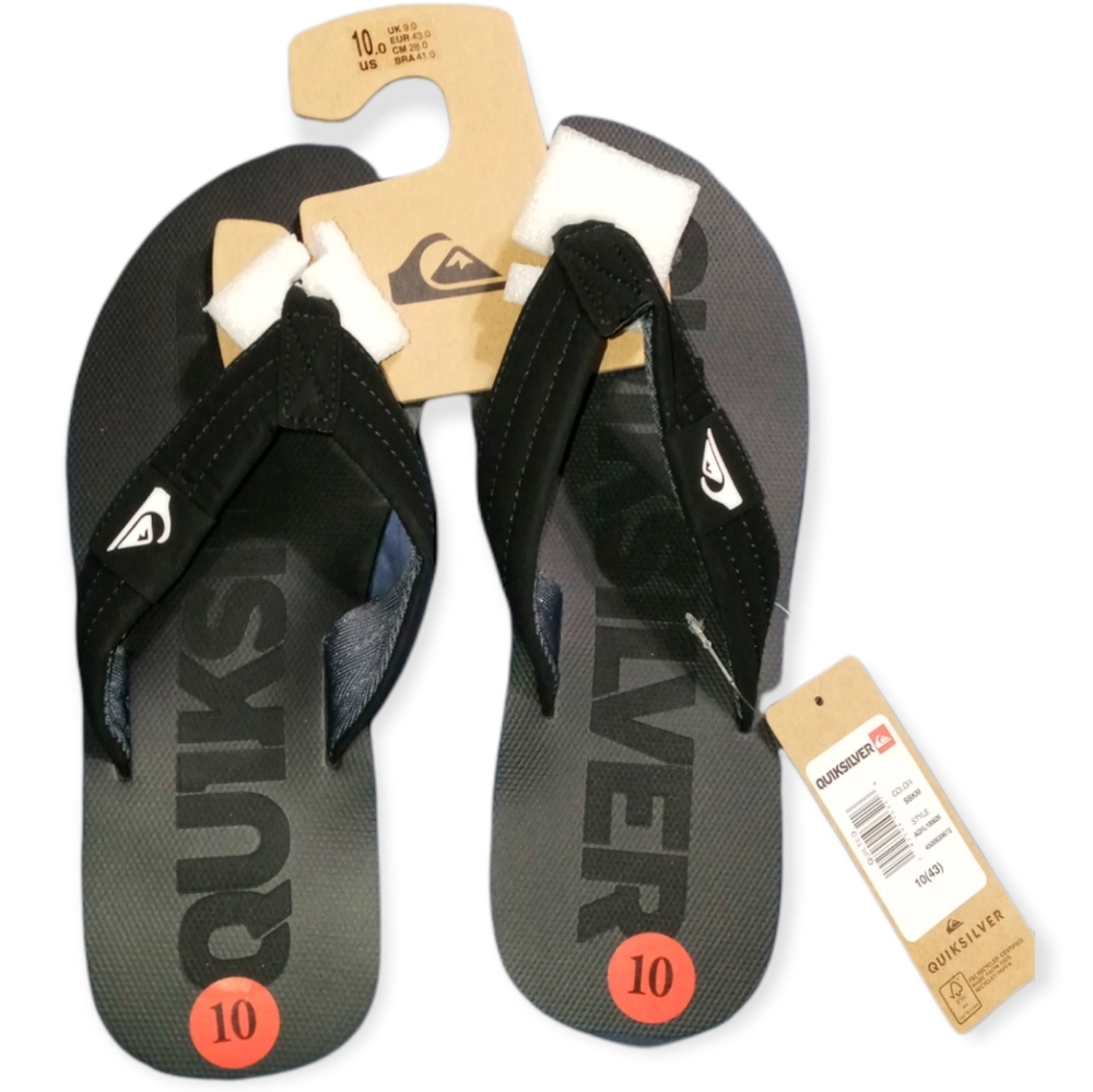 Mens sz 10 Quicksilver Flip flops